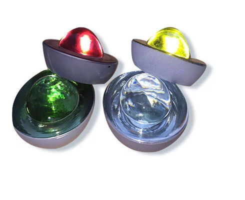 G105 Rondo occhio di gatto Solar Road Stud in rosso blu giallo bianco verde colore LED