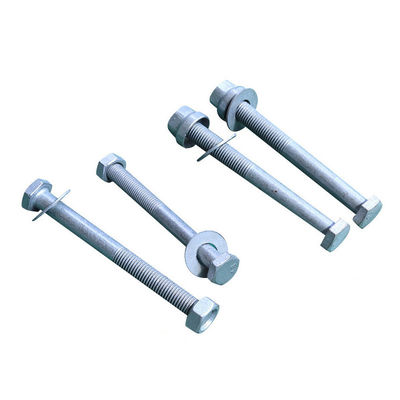 Galvanizzato di acciaio al carbonio Hex guardrail Splice bulloni 5/8 &quot;-11X 2&quot; per la strada antiterrorismo