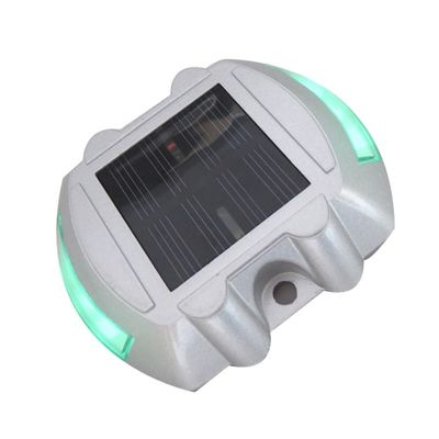 100*100*20mm di alluminio lampeggiante solare LED per incroci pedonali