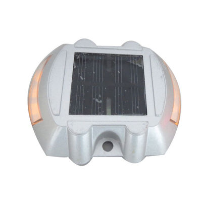 100*100*20mm di alluminio lampeggiante solare LED per incroci pedonali