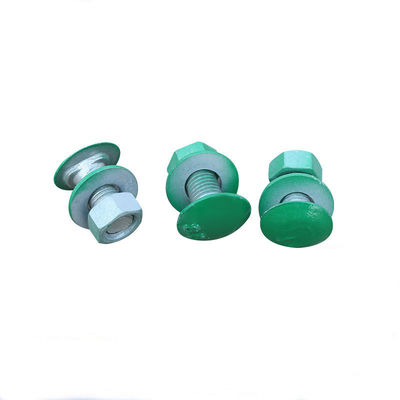 Sicurezza stradale Controllo della folla Stanchion con HDG Round Head Guardrail Splice bullone e dadi