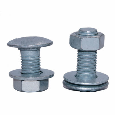 Sicurezza stradale Controllo della folla Stanchion con HDG Round Head Guardrail Splice bullone e dadi