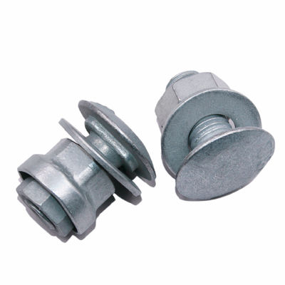 Sicurezza stradale Controllo della folla Stanchion con HDG Round Head Guardrail Splice bullone e dadi