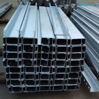 C Post galvanizzato a caldo a trazione W W Beam Autostrada sicurezza stradale