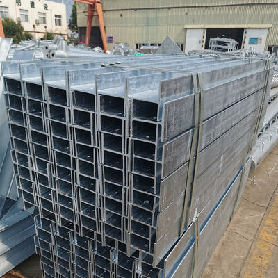Q235 Q345 150*100*4.3*5.5 mm Galvanizzato a caldo