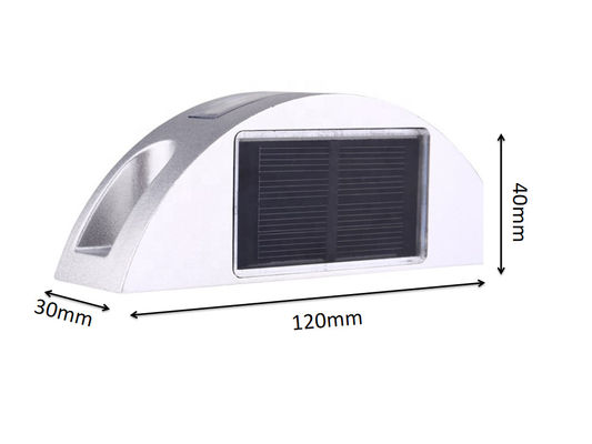 Occhi di gatto a doppio lato Strada solare con stangolo in alluminio PC in design a sfumatura rossa