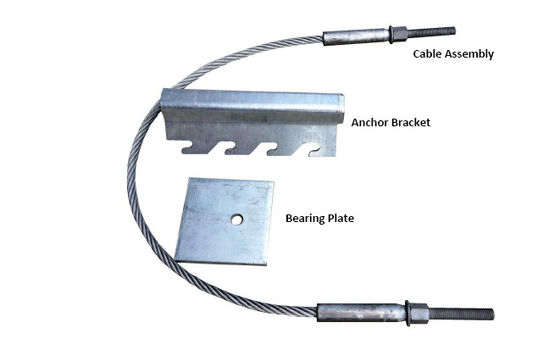 Barriera retta rivestita in polvere galvanizzata SKT Terminal End Wings Barriera retta