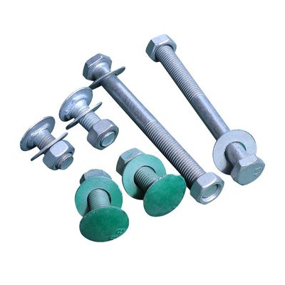 ISO9001 2008 Certificato bullone galvanizzato a caldo e dadi per la costruzione di ringhiera