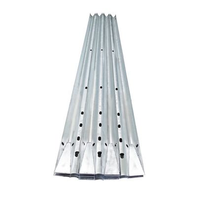 Barriera del traffico autostradale Galvanizzata W Beam Guardrail con rivestimento di zinco personalizzato