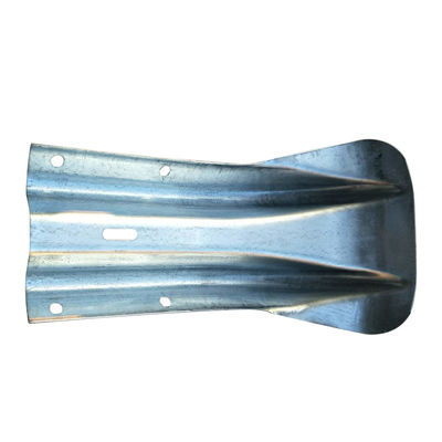Anticorrosione Barriere di sicurezza stradale Fine ali con Q235 Q345 Steel Fishtail Terminal