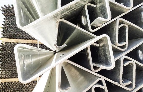 Sicurezza all'aperto galvanizzata a caldo galvanizzata a travi ondulate di acciaio