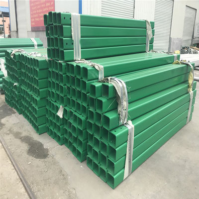 Facile da assemblare 4x4 Galvanizzato Quadrato Metallico Fence Post per Highway Guardrail