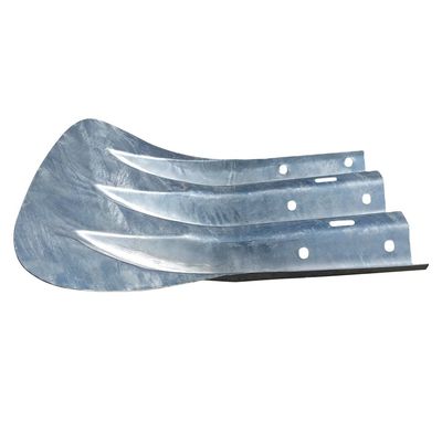 Barriera anti-incidente di corrimano galvanizzato terminale coda di pesce fine ISO certificato e personalizzato