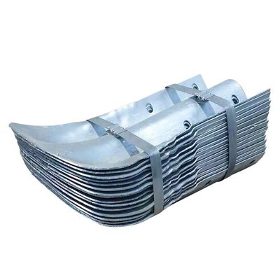 Righe di protezione in acciaio galvanizzato immerso a caldo fine coda di pesce con certificato ISO9001 2008