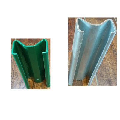 Anti-corrosione rivestito a caldo galvanizzato di acciaio corrimano Sigma Post AASHTO M-180 Standard