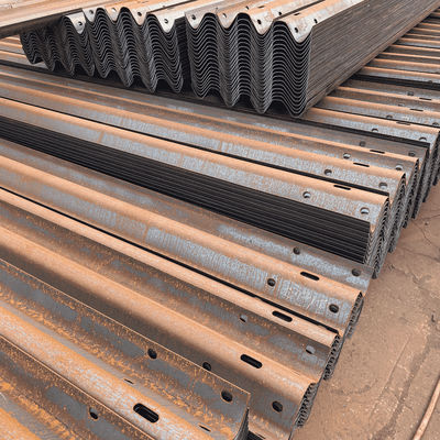 Barriera di sicurezza stradale galvanizzata a caldo con certificazione ISO