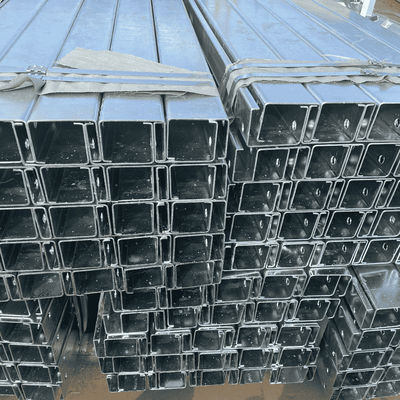 Dimensioni personalizzate galvanizzate a caldo in acciaio inossidabile C post per corrimano stradale