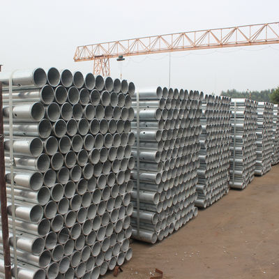 Sicurezza stradale in acciaio galvanizzato Newel Round Post con trattamento antincorrosione rivestito