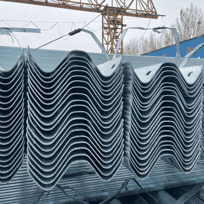 Barriere di sicurezza stradale con rivestimento in polvere di 550-600 g/m2 di zinco