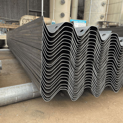 Standard AASHTO M-180 W Beam Guardrail per barriere stradali in acciaio