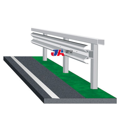 Cintura di zinco su misura W Beam Highway Guardrail Fence per barriera certificata CE/BV/ISO